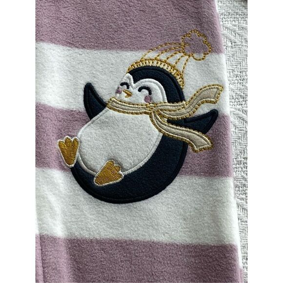 CARTER 9M WINTER Penguin FLEECE FOOTED SLEEPER - Picture 2 of 5